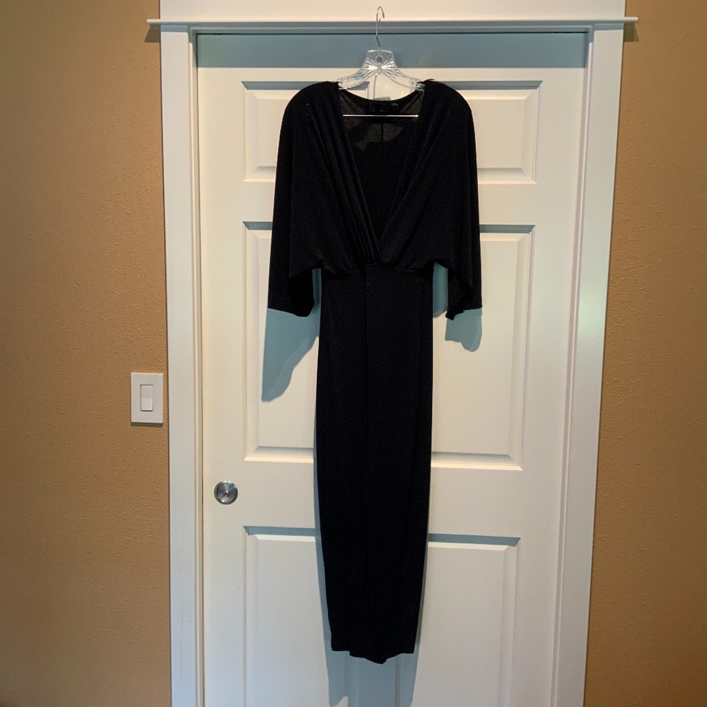 Blue midi- dinner dress